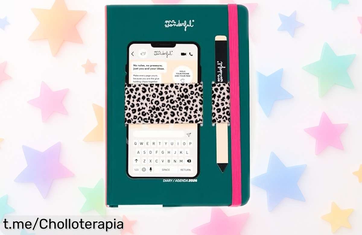 Agenda anual Mr. Wonderful: organiza tu vida con estilo, frases divertidas y un precio tan bajo que los buenos propósitos se vuelven irresistibles. ¡No te quedes sin la tuya!