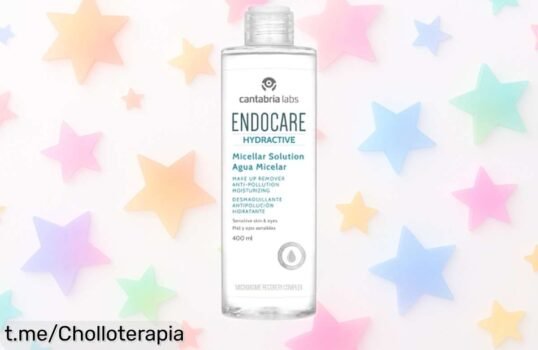 Agua micelar Endocare Hydractive, el limpiador facial que hidrata y quita maquillaje sin irritar. ¡Ofertón increíble para lucir una piel fresca y cuidada ya!