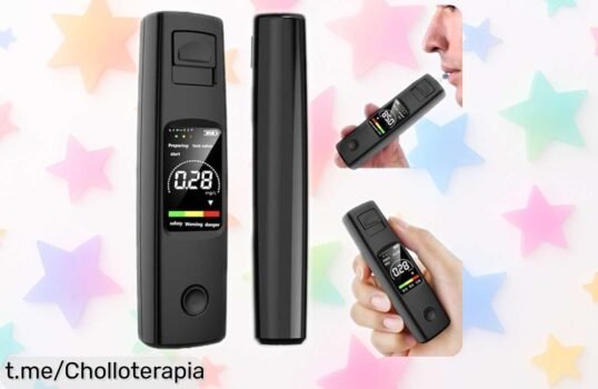 Alcoholímetro digital USB C con pantalla LCD: ¡reducido de precio y te avisa al instante si puedes conducir! No dejes pasar esta oportunidad, tu seguridad merece el mejor.