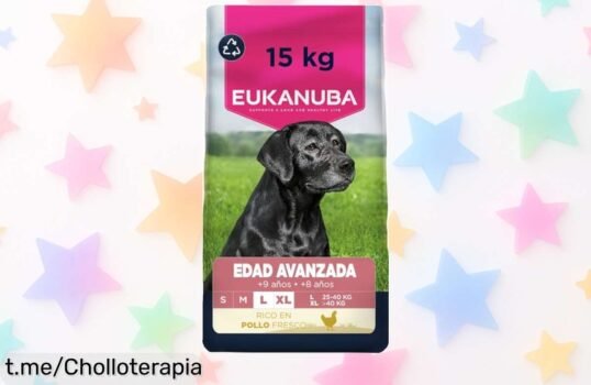 Alimento seco para perros senior Eukanuba con pollo fresco: ¡cuidado óptimo a un precio increíble que tu mejor amigo merece!