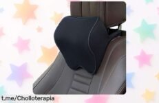 Almohada de cuello ergonómica para coche, un ofertón que alivia el dolor y mejora tu confort mientras viajas, ¡aprovéchala antes de que se acabe!