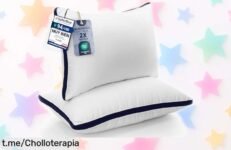 Almohadas Utopia Bedding que no se aplastan ni resbalan: ¡un ofertón increíble para dormir como un rey y despertar feliz! ¡No dejes pasar esta oportunidad única!