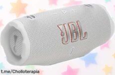 Altavoz Bluetooth JBL Charge 6 portátil, ¡precio loco! Resistente al agua y con sonido brutal; no dejes pasar este ofertón que hará vibrar tus mejores momentos.