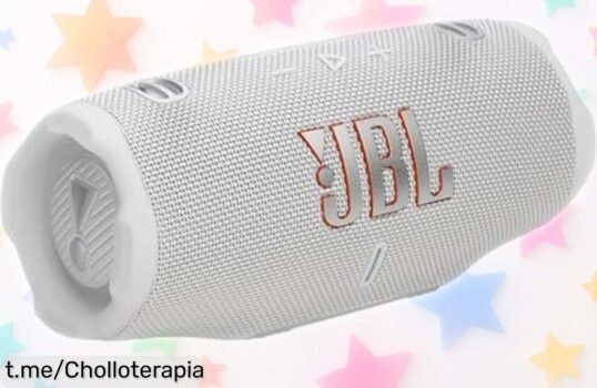 Altavoz Bluetooth JBL Charge 6 portátil, ¡precio loco! Resistente al agua y con sonido brutal; no dejes pasar este ofertón que hará vibrar tus mejores momentos.