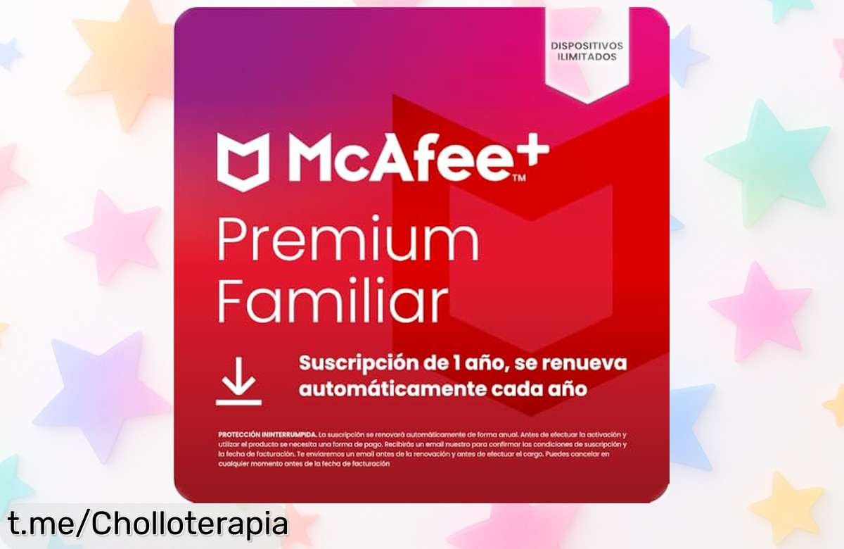 Antivirus McAfee+ Premium Familiar 2026: Seguridad total para tus dispositivos a un precio que parece un regalo, ¡no dejes pasar esta oportunidad única!
