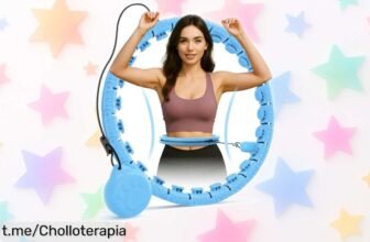 Aro hula hoop inteligente JLoibao que quema hasta 600 calorías en 30 minutos a un precio nunca visto, ¡ponte en forma y disfruta mientras mueves el cuerpo!