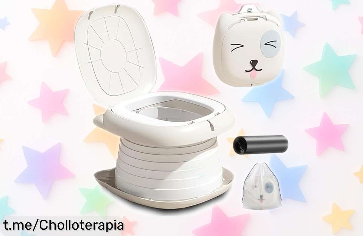Asiento inodoro portátil Auvstar para peques: ¡el ofertón que estaba esperando tu bolsillo! Facilita el aprendizaje con limpieza rápida. ¡No dejes pasar esta oportunidad increíble!