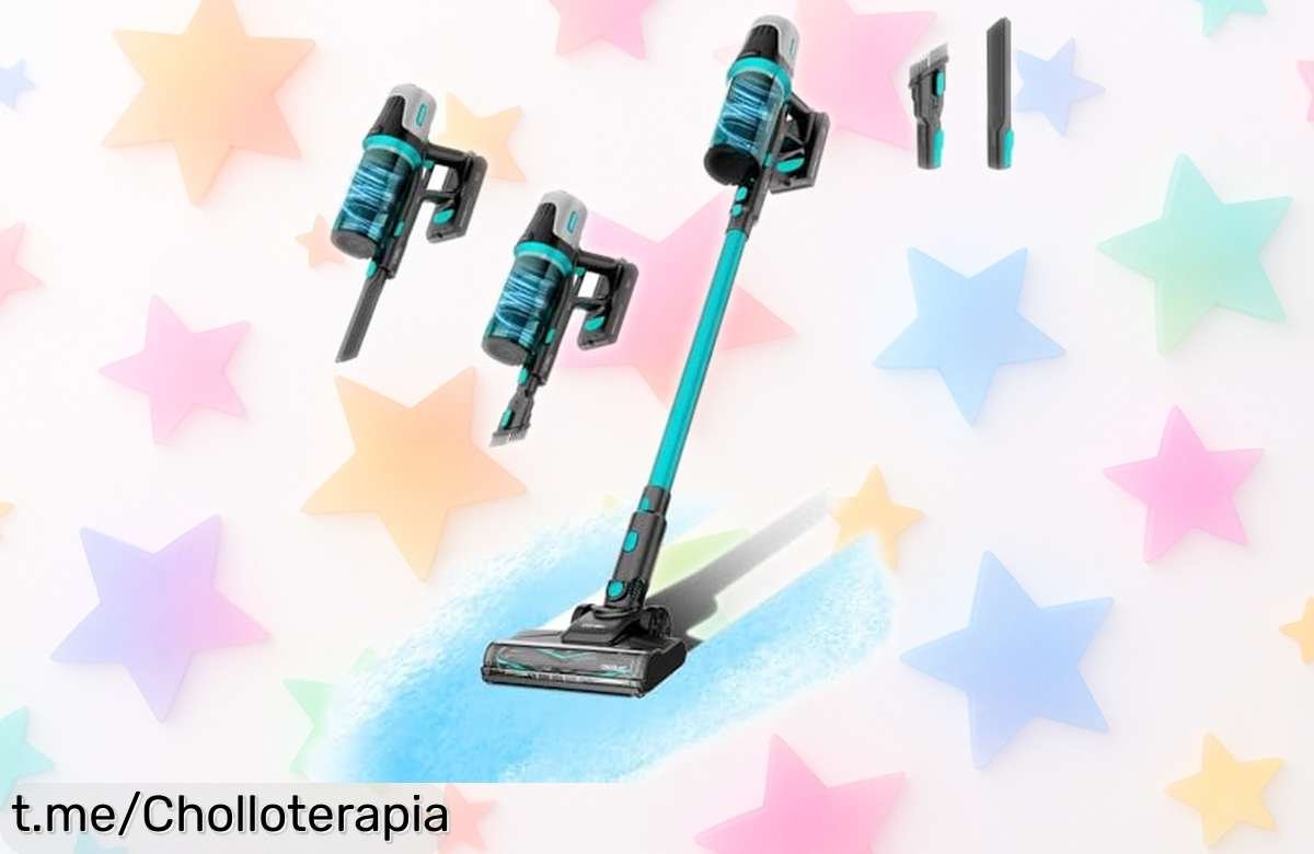 Asombrosa aspiradora escoba Cecotec Conga Rockstar 1500 Horizon, limpia sin cables y aprovecha su precio irreal antes de que se agote ¡Tu hogar te lo agradecerá!