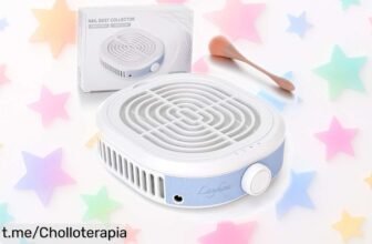 Aspirador de uñas profesional Layhou con motor potente, ¡ofertón increíble que hará tu limado más fácil y rápido! No dejes pasar esta oportunidad única de cuidarte.