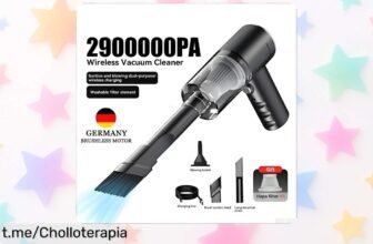 Aspiradora de coche portátil 4 en 1 con carga USB, la ayuda perfecta para esos pequeños líos: ¡límpialo todo al instante y aprovecha este ofertón que no querrás dejar pasar!