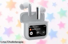Auriculares inalámbricos Sanlepús TWS con Bluetooth 5.4 y cancelación de ruido: ¡un ofertón que te dejará alucinado por su precio bajísimo y 80 horas de música sin parar!