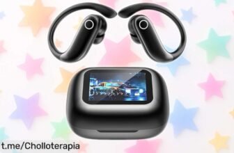 Auriculares traductores 3 en 1 con pantalla táctil y función de ritmo vital: ¡precio loco que no vas a creer! Conquista el mundo sin perderte ni una palabra.