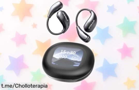 Auriculares traductores Ki 3 en 1 con pantalla táctil y cancelación de ruido: ¡ofertón de traducción inmediata a 135 idiomas que no puedes dejar escapar!