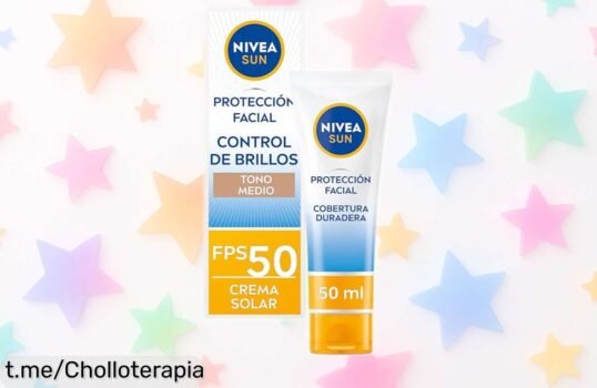 BB Cream facial con color de NIVEA SUN: ¡ofertón con protección solar FP50 y acabado natural que no puedes dejar escapar! Brillo controlado, piel radiante.