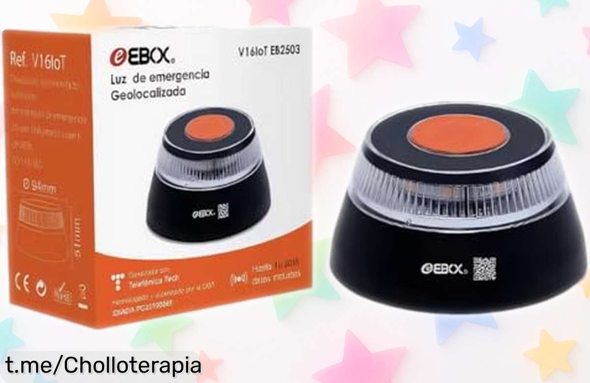 Baliza de emergencia DGT V16 que se enciende sola y se pega al coche, perfecta para avisar desde lejos: ¡no dejes pasar este precio loco!