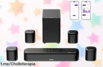 Barra de sonido ULTIMEA Aura A60 con subwoofer y altavoces surround: ¡esto es un precio loco para vivir el cine en casa como nunca antes! No te quedes sin la tuya.