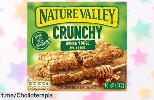 Barritas de avena Nature Valley Crunchy: energía natural al mejor precio, ¡hazte con este snack delicioso y saludable antes de que se acabe!