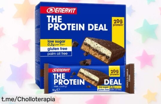 Barritas proteicas Enervit The Protein Deal: Recupera energía deliciosa y sana, ¡con precio rebajado y sabor irresistible que no querrás dejar escapar!