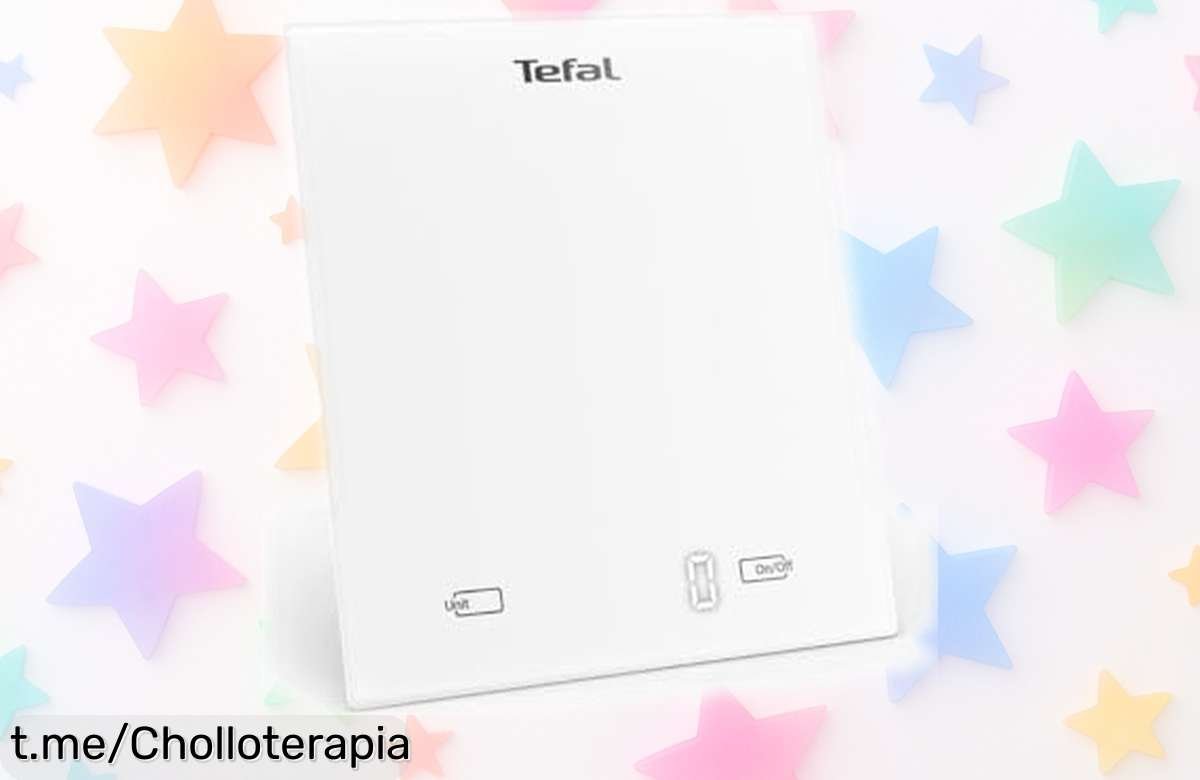 Báscula de cocina Tefal Essential: sorpréndete con su capacidad y tamaño compacto a un precio que no cuadra, ¡no dejes pasar esta oportunidad única en el hogar!