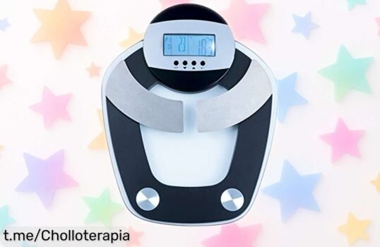 Báscula digital Telefunken con pantalla gigante, ahora a un precio loco: controla tu peso y grasa corporal con este ofertón que hoy no puedes dejar escapar.