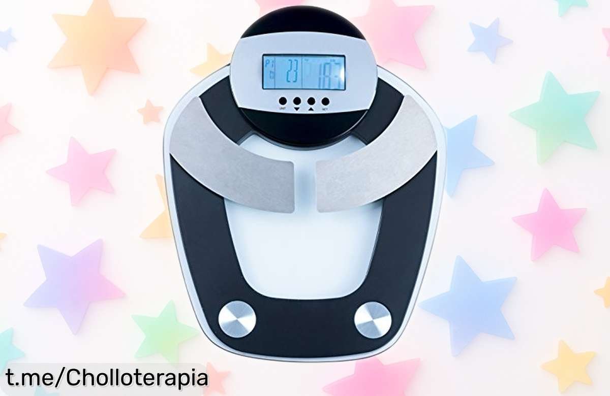 Báscula digital Telefunken con pantalla gigante, ahora a un precio loco: controla tu peso y grasa corporal con este ofertón que hoy no puedes dejar escapar.