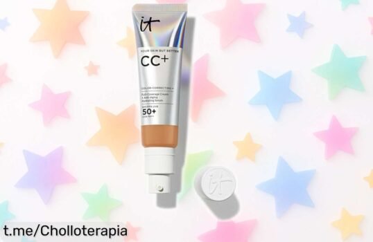 Base de maquillaje hidratante IT Cosmetics YSBB CC+ con SPF50+ para disimular arrugas y lucir una piel sana, ¡súper chollo que no puedes dejar escapar!