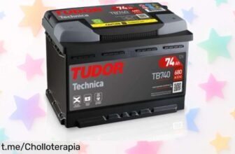 Batería Tudor TB740 para coche, el chollo que necesitas: ¡arranca sin drama y llévate un gran precio por tiempo limitado! No dejes escapar esta oportunidad única.