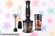 Batidora de mano 3 en 1 Russell Hobbs: el ofertón que te ayudará a preparar tus recetas favoritas sin esfuerzo, ¡aprovéchalo antes de que sea tarde!