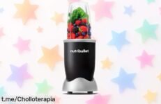 Batidora personal Nutriblender Original 600 a precio de escándalo: batidos en un momento y limpieza exprés, ¡no te quedes sin ella y mejora tu día ya!