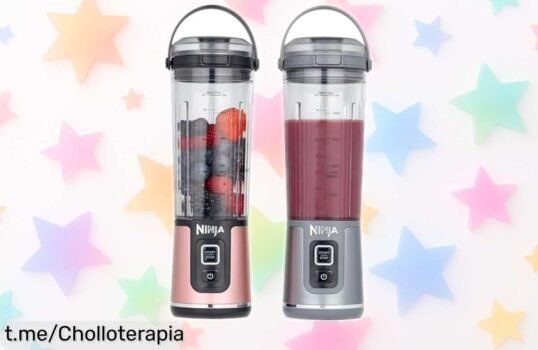 Batidora portátil Ninja Blast 2x: El ofertón que necesitas para preparar smoothies potentes en cualquier lugar ¡No dejes pasar esta oportunidad única!