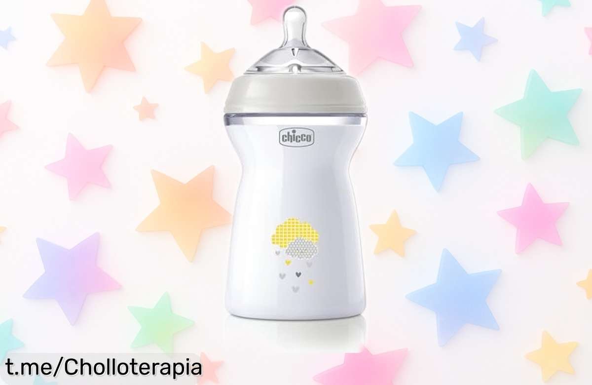 Biberón anticólicos Chicco NaturalFeeling que evita gases y deja a los peques felices, ¡rebajado a un precio loco! No dejes pasar esta oportunidad única para tu relax.