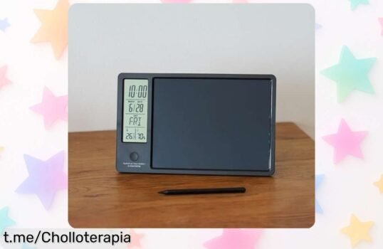 Bloc de notas electrónico DMASTERY, el gadget todo en uno que mide temperatura y humedad; ¡una pasada a un precio regalado que no querrás dejar escapar!