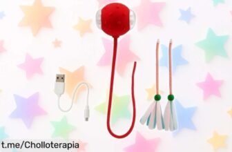 Bola interactiva para gato SELEAMU que se mueve sola y da horas de diversión; ¡ofertón con accesorios incluídos! Haz feliz a tu mascota por un precio muy bajo, no lo dejes escapar.