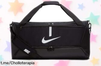 Bolsa de deporte Nike CU8090010 en tamaño ideal y con un ofertón que no podrás dejar escapar, ¡llévala a cualquier lugar manteniendo tu estilo!