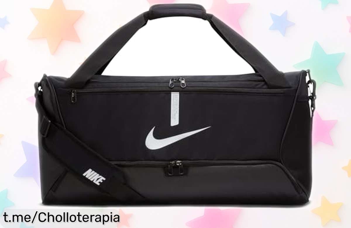 Bolsa de deporte Nike CU8090010 en tamaño ideal y con un ofertón que no podrás dejar escapar, ¡llévala a cualquier lugar manteniendo tu estilo!