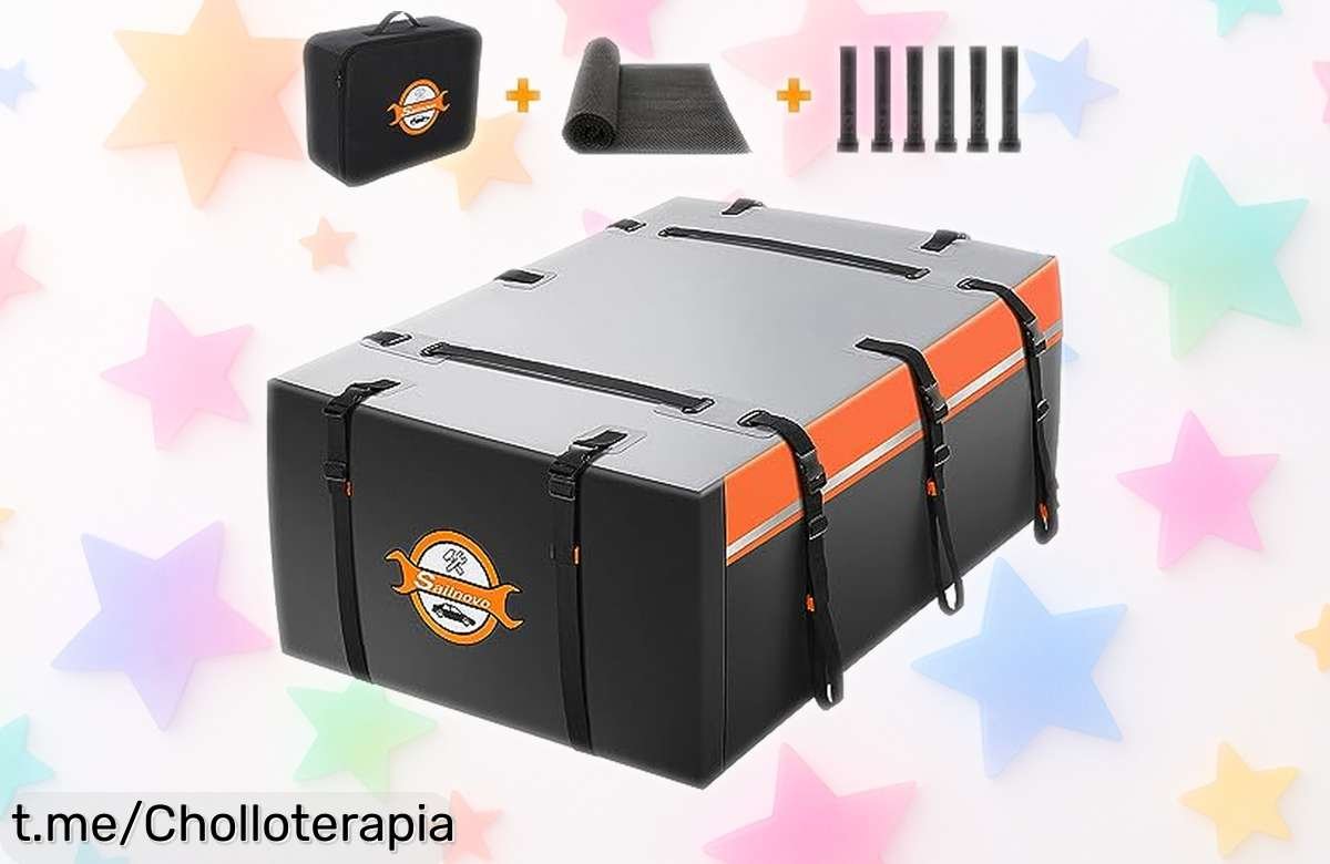 Bolsa impermeable Sailnovo 580L para el techo del coche, ideal para tus viajes y aventuras a un precio loco que no puedes dejar escapar ¡Aprovecha esta oportunidad única ya!