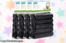 Bolsas para cacas de perro Nobleza en pack de 80 rollos a precio loco para que pasear al peludo sea más fácil y sin líos, ¡no te quedes sin ellas!