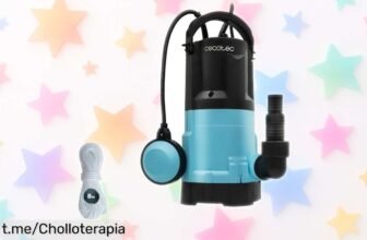 Bomba sumergible Cecotec Axike 750W, ¡mueve hasta 14.000 litros por hora y sube 7,5 metros! Aprovecha este ofertón que no verás de nuevo y hazlo tuyo antes de que se agote.