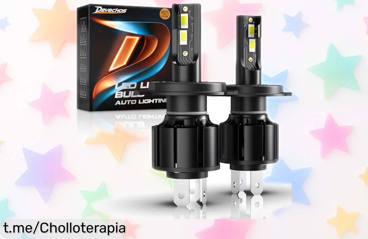 Bombillas LED H4 HB2 9003 de Devechos: visión clara y potente para tus faros a un precio loco, ¡aprovéchalo antes que se acaben!
