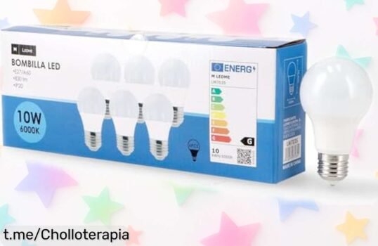 Bombillas Led E27 M Ledme: 6 unidades de luz fría que iluminan a lo grande y detalladas por un precio increíblemente bajo, ¡no te quedes sin ellas!