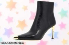 Botines de tacón Michael Kors Kasia a precio loco que elevarán tu estilo; no te quedes sin ellos y luce espectacular ya mismo.