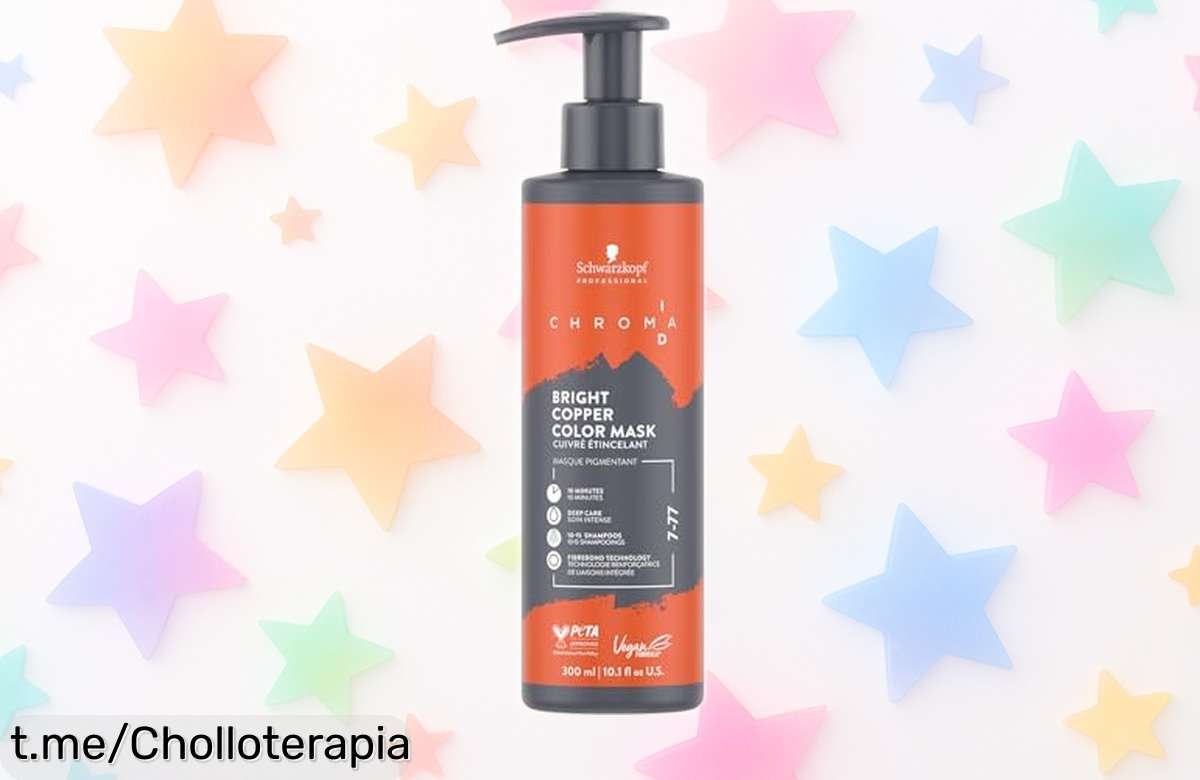 Brillante mascarilla semipermanente Schwarzkopf CHROMA ID que transforma tu pelo en 10 minutos, ¡aprovecha esta oferta brutal y luce una melena espectacular ya!