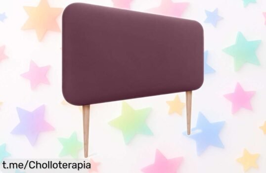 Cabecero tapizado Dhome que aísla ruidos y eleva tu dormitorio, ¡descuentazo imperdible para un cambio elegante y sencillo! Aprovecha este precio loco antes de que se acabe.