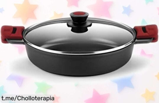 Cacerola baja de aluminio fundido BRA Premiere, súper resistente y apta para todo tipo de cocinas a un precio nunca visto que te hará sonreír al cocinar. ¡No te la pierdas!