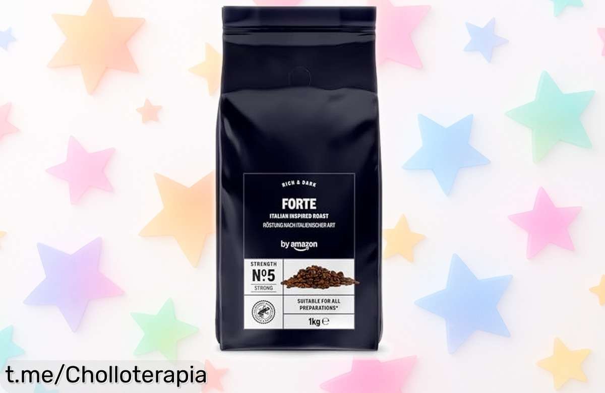 Café en grano by Amazon, un chollo de 1kg con sabor italiano intenso que te despierta el día y llena tus mañanas de energía. ¡No dejes pasar esta oportunidad única!