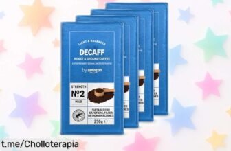 Café molido natural descafeinado de Amazon, pack de 4 x 250 g a precio regalado: ¡disfruta del mejor sabor sin cafeína y aprovecha este super chollo antes que se agote!