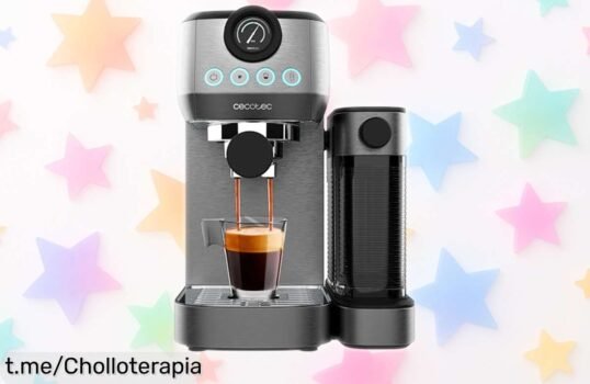 Cafetera semiautomática Cecotec Power Espresso 20 Steel Pro a precio de ganga, crea cappuccinos en un segundo y disfruta del café con crema como en la mejor cafetería. ¡No lo dejes escapar!