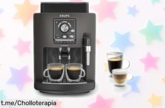 Cafetera súper automática Krups Harmony, el ofertón que alegrará tus mañanas con café delicioso y espuma cremosa; ¡prepara hasta 4 cafés sin complicaciones!