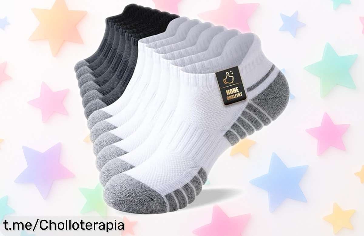 Calcetines tobilleros SockWaddles que cuidan tus pies: ¡nunca más rozaduras y con suela acolchada! Aprovecha este ofertón y siente la diferencia en cada paso.