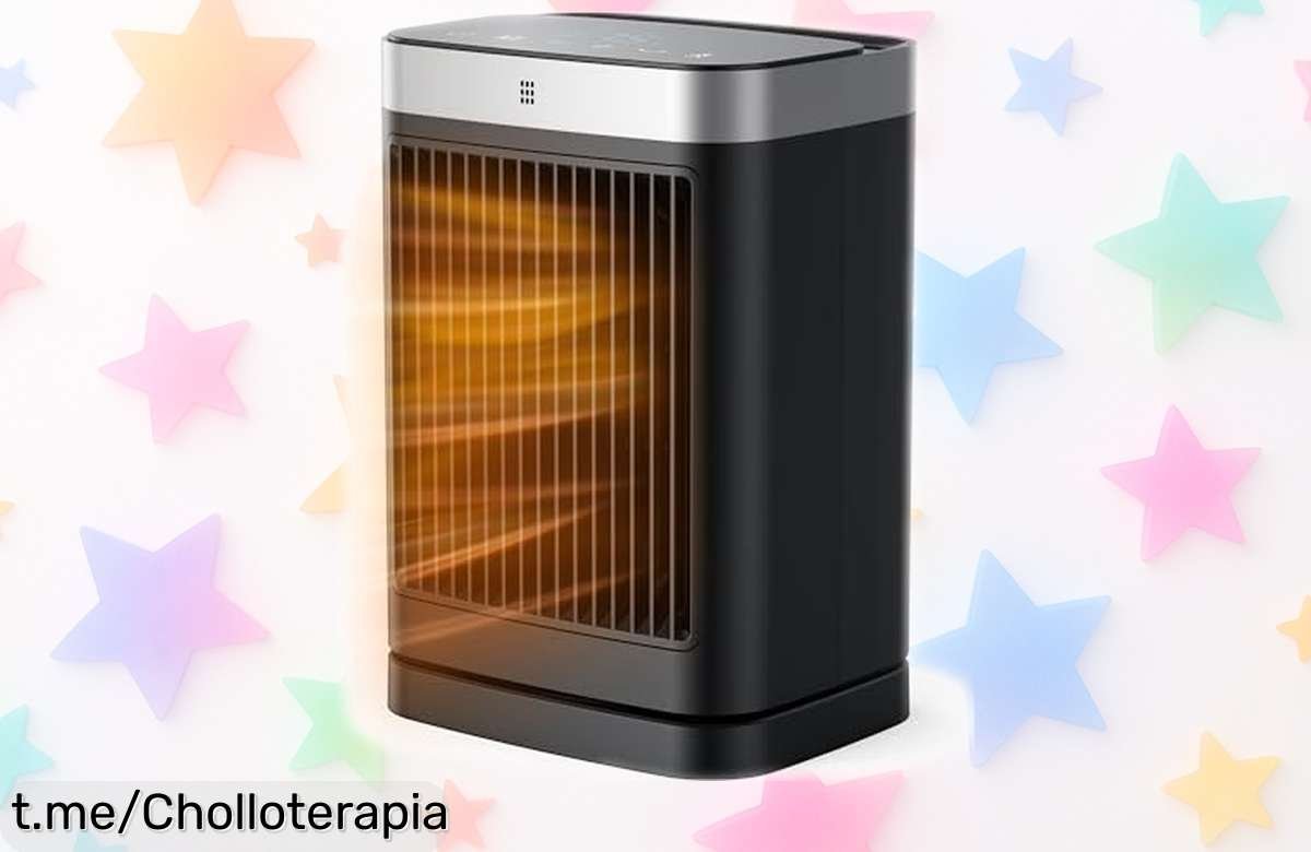 Calefactor eléctrico PTC 2000W con mando a distancia: ¡calor al instante y un chollo que no puedes dejar escapar! Disfruta de tu hogar calentito sin complicaciones.